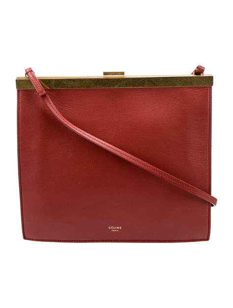 celine clasp shoulder bag.